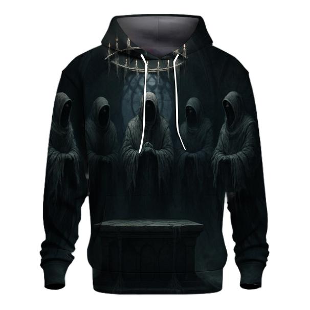 Moonlit Chapel Of The Silent Choir graphic hoodies