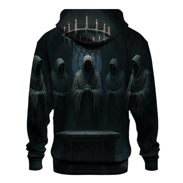 Moonlit Chapel Of The Silent Choir graphic hoodies