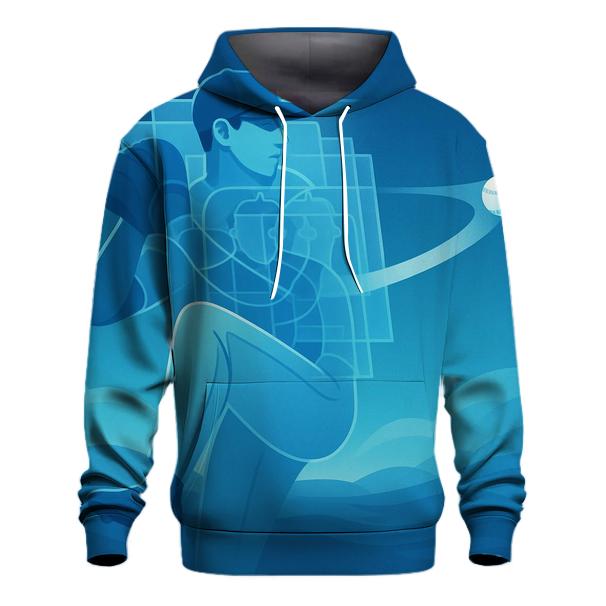 Coastal Windup Blue Jays Horizon embroidered hoodies