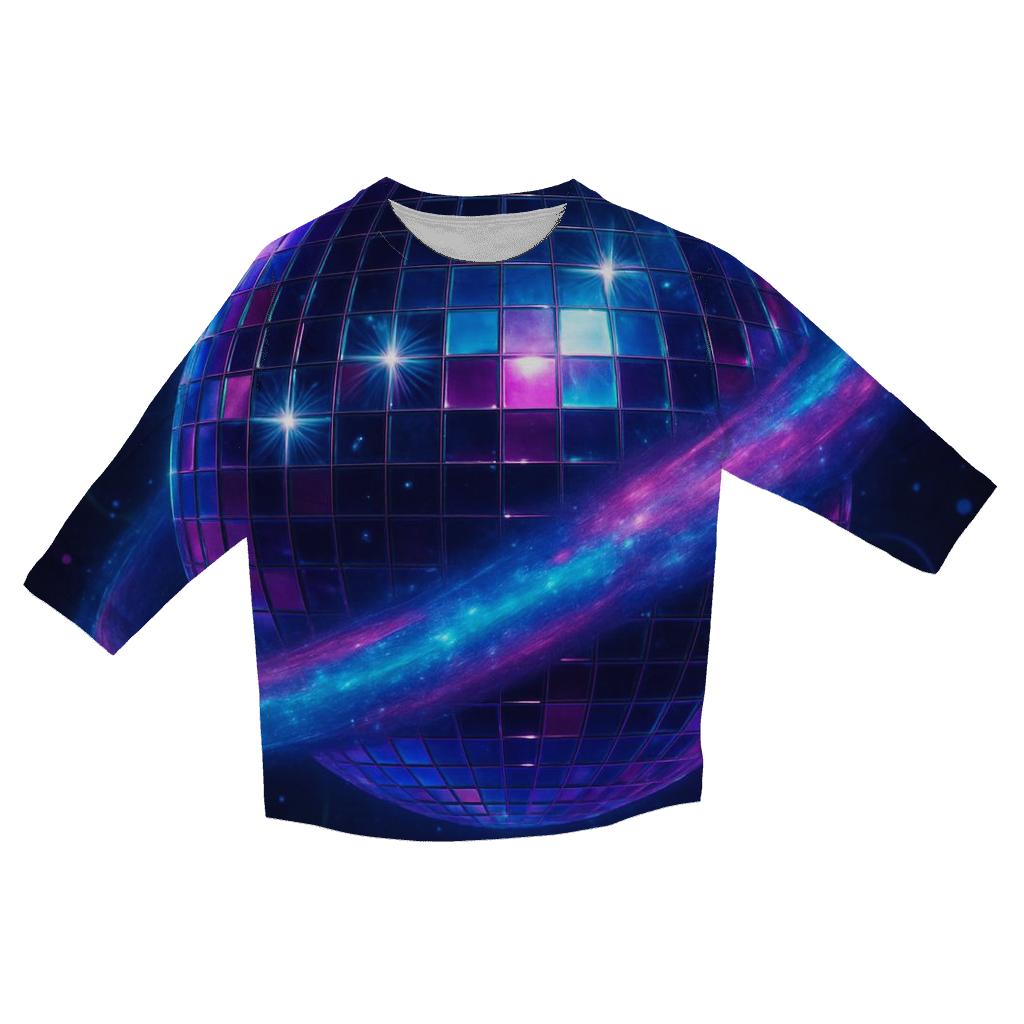 Disco Nebula Carousel cotton quarter sleeve shirts
