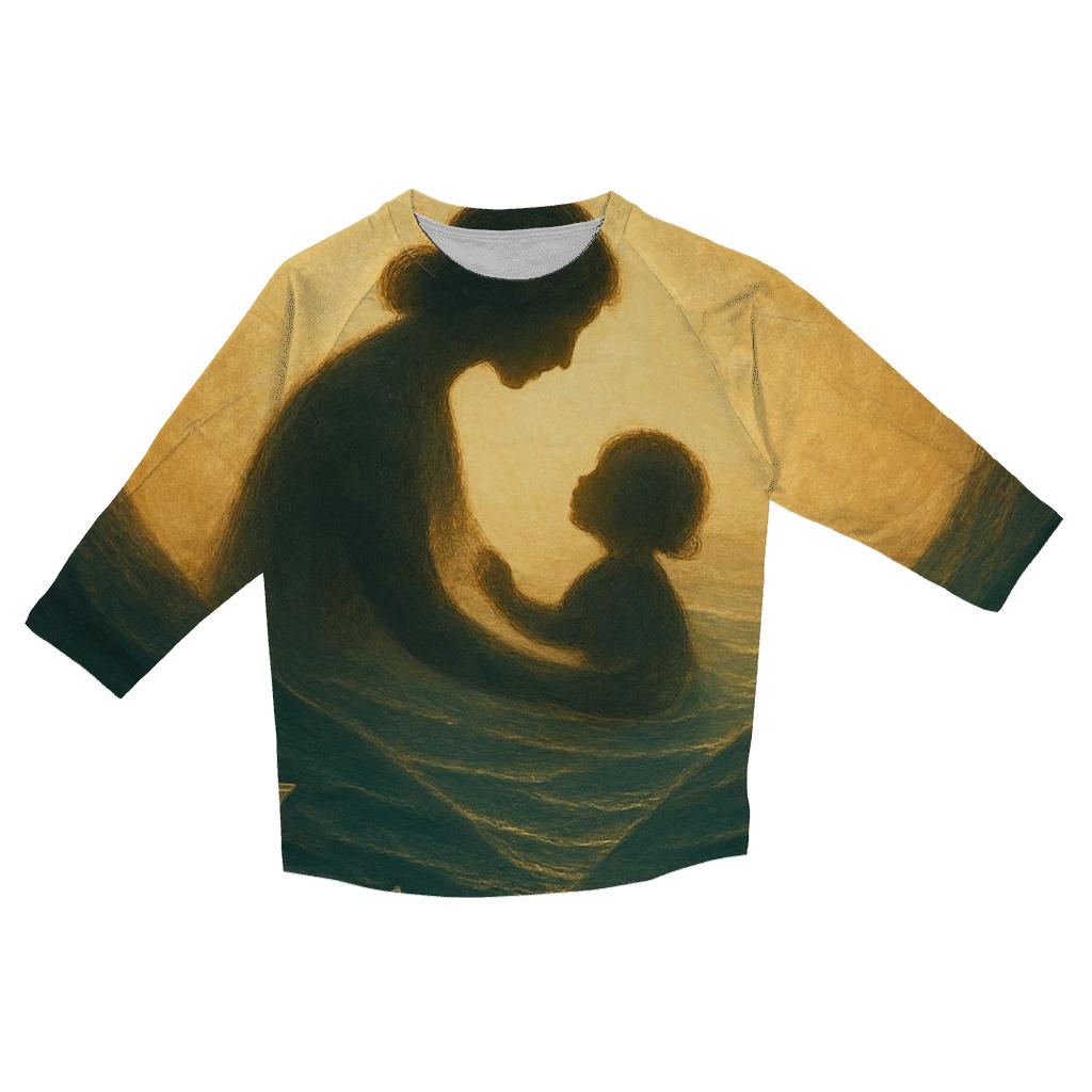 The Safe Harbor Within Her Heart custom 3/4 sleeve shirts