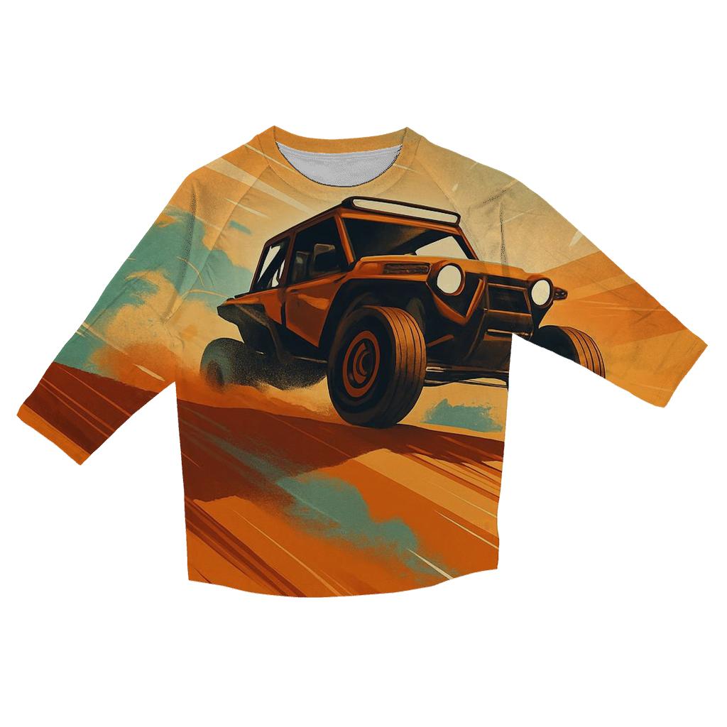 Desert Rally Dune Sprint custom 3/4 sleeve shirts