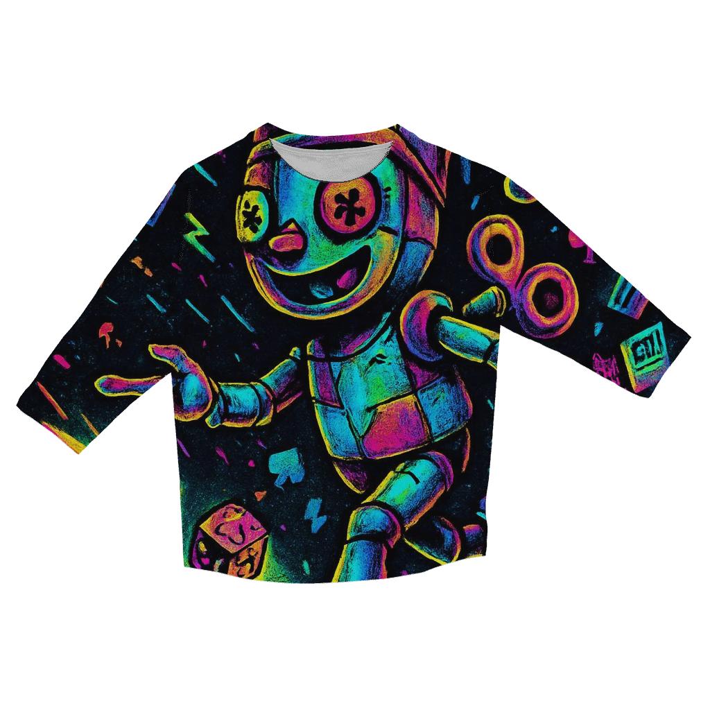 The Lucky Error Parade fashion 3/4 sleeve shirts