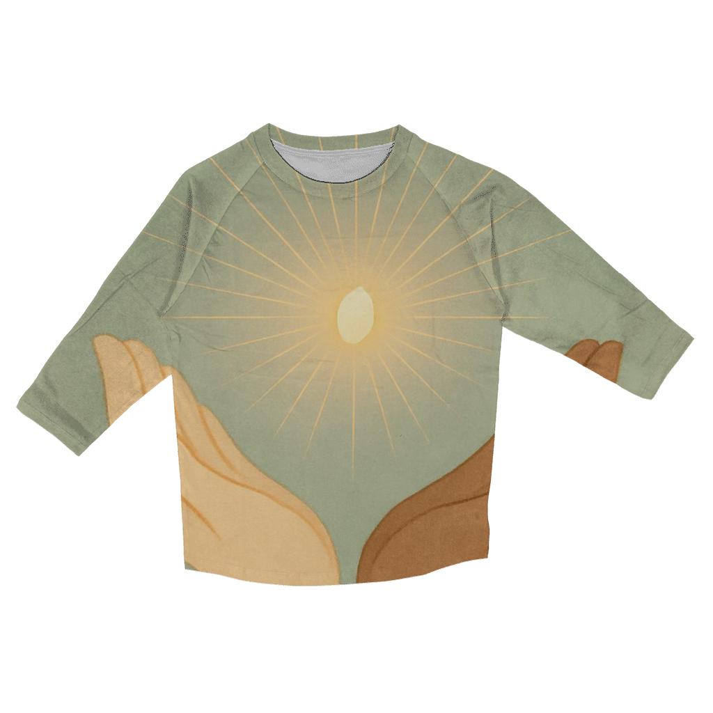Open Hands Seed Of Light designer 3/4 sleeve blouses