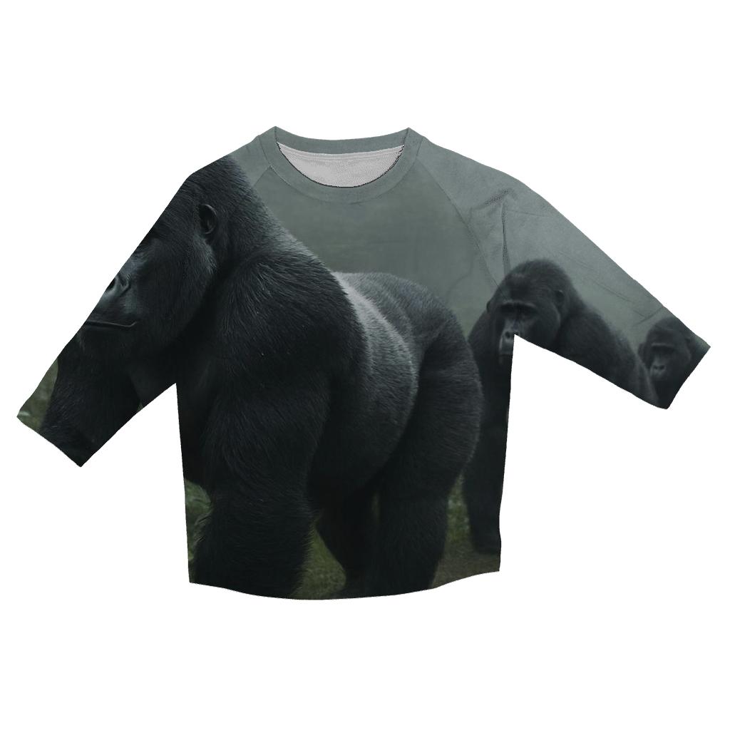 Mistbank Crossing Mountain Gorilla fashion 3/4 sleeve shirts