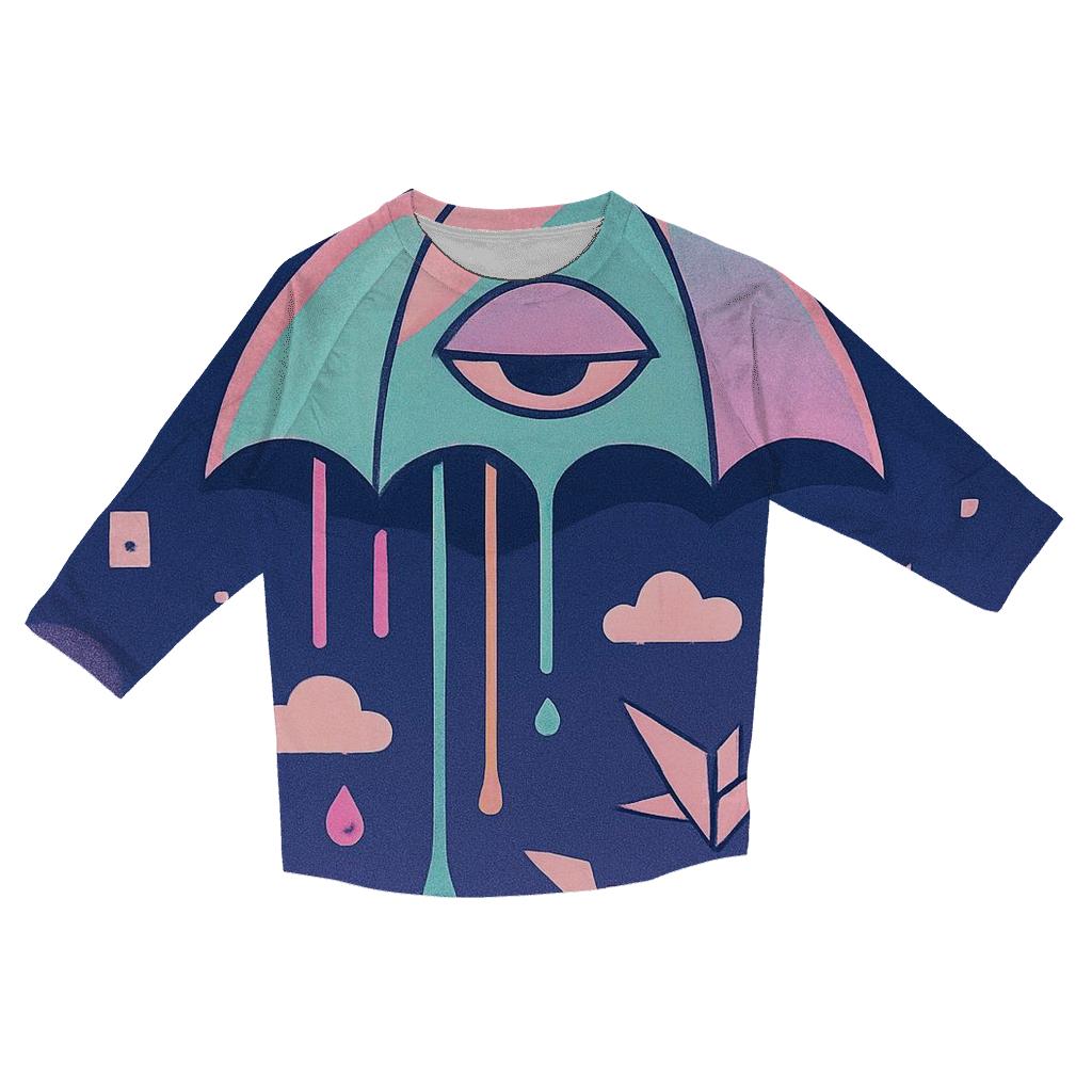 The Umbrella That Forgot Rain personalized 3/4 sleeve tees