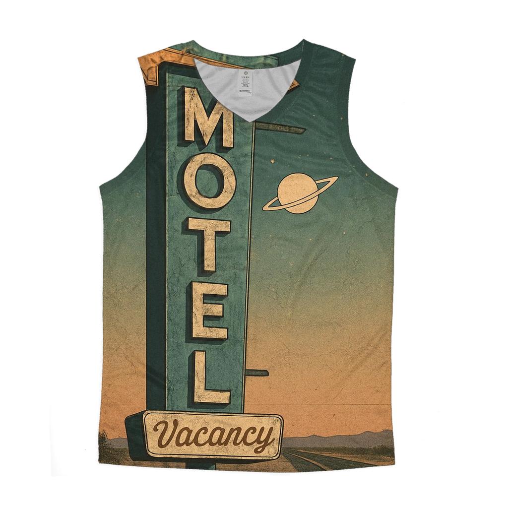 Vintage Space Age Motel Sign stylish racerback tanks