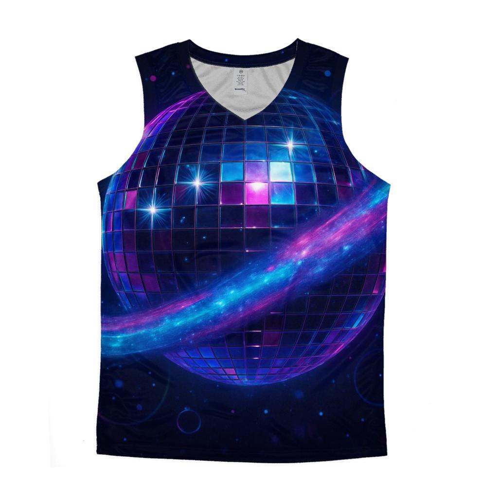 Disco Nebula Carousel custom tank tops