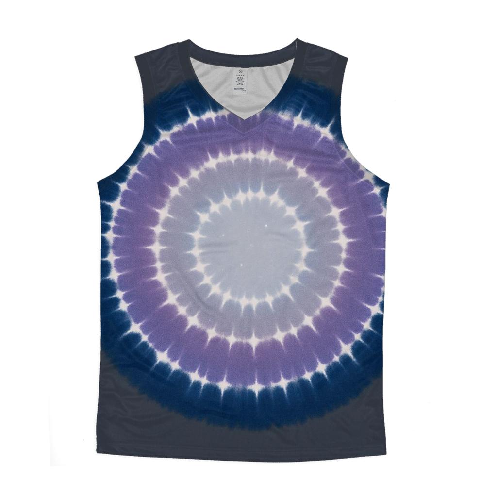 Lunar Eclipse Bullseye Halo Rings graphic print tank tops