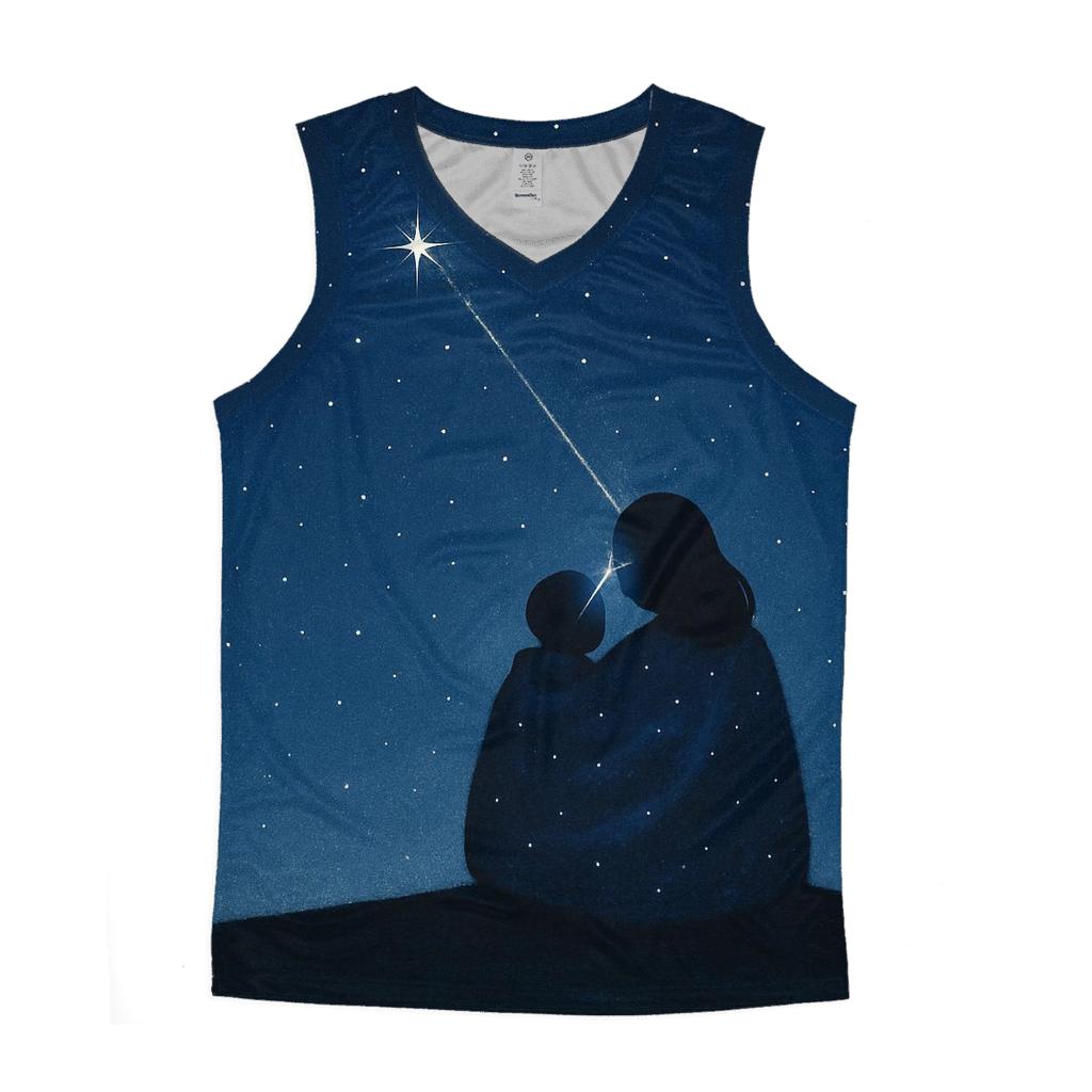 Her Quiet North Star sports performance tank tops