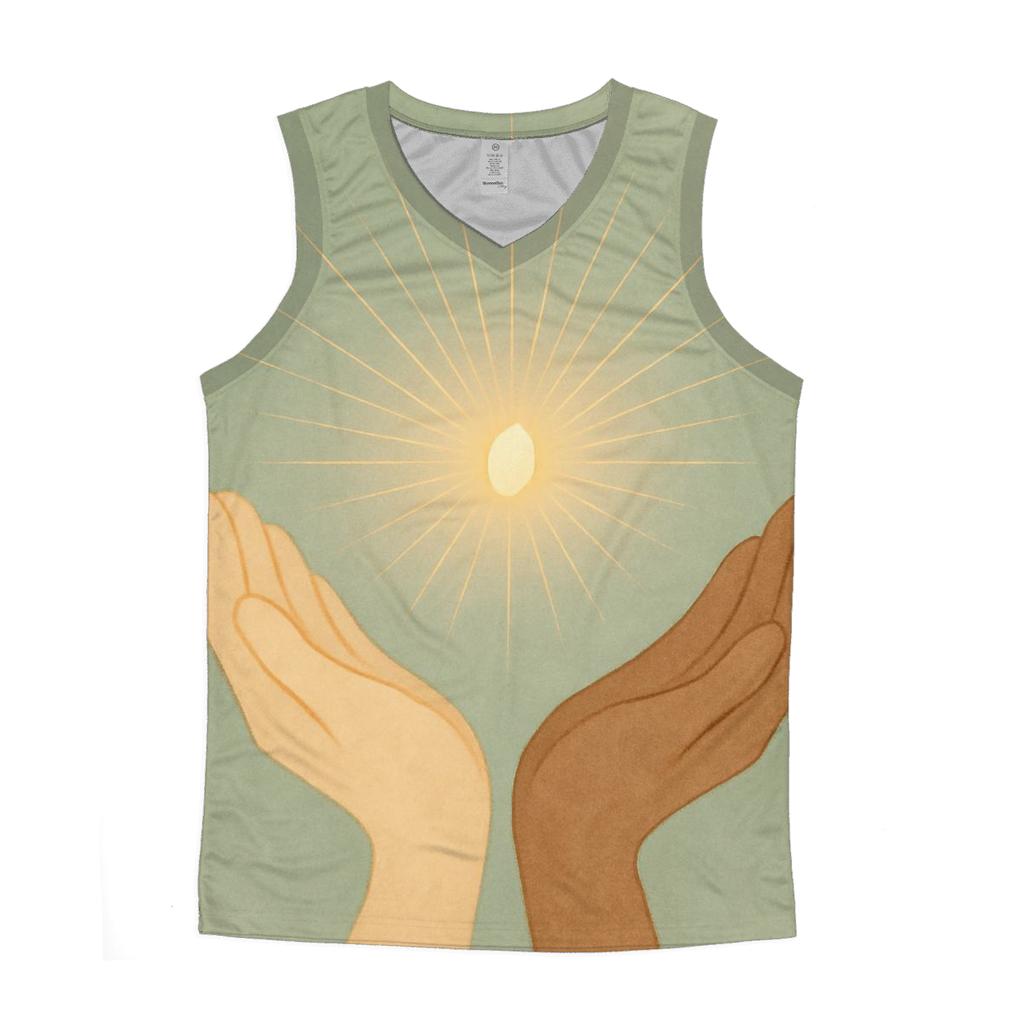 Open Hands Seed Of Light sports performance tank tops