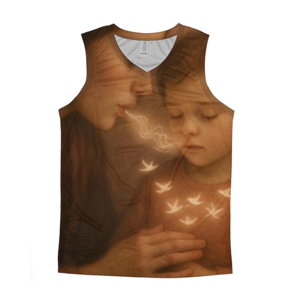 The Echo That Teaches The Heart To Speak cotton sleeveless tops