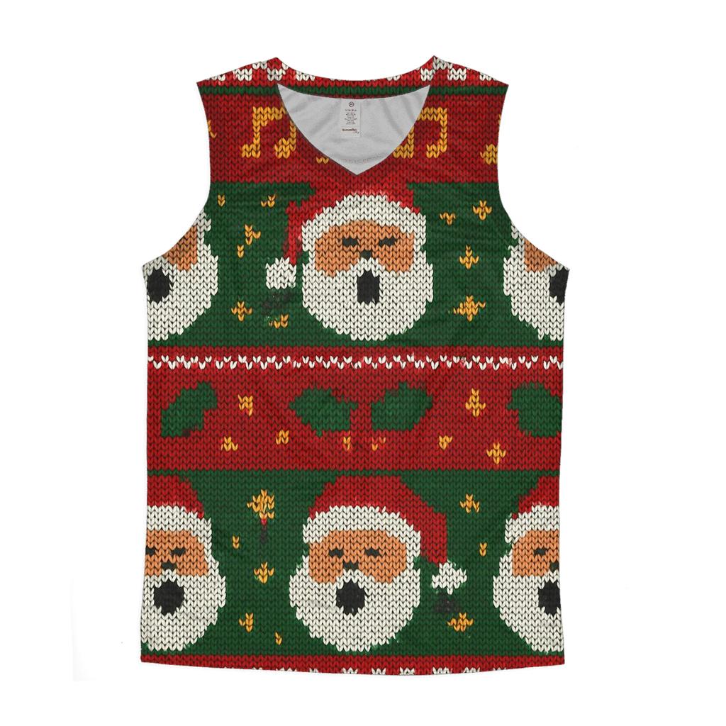 Carol Choir Santa Sweater Bands Design stylish racerback tanks