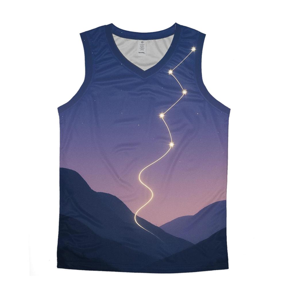 Mountain Path Constellation Thread custom tank tops