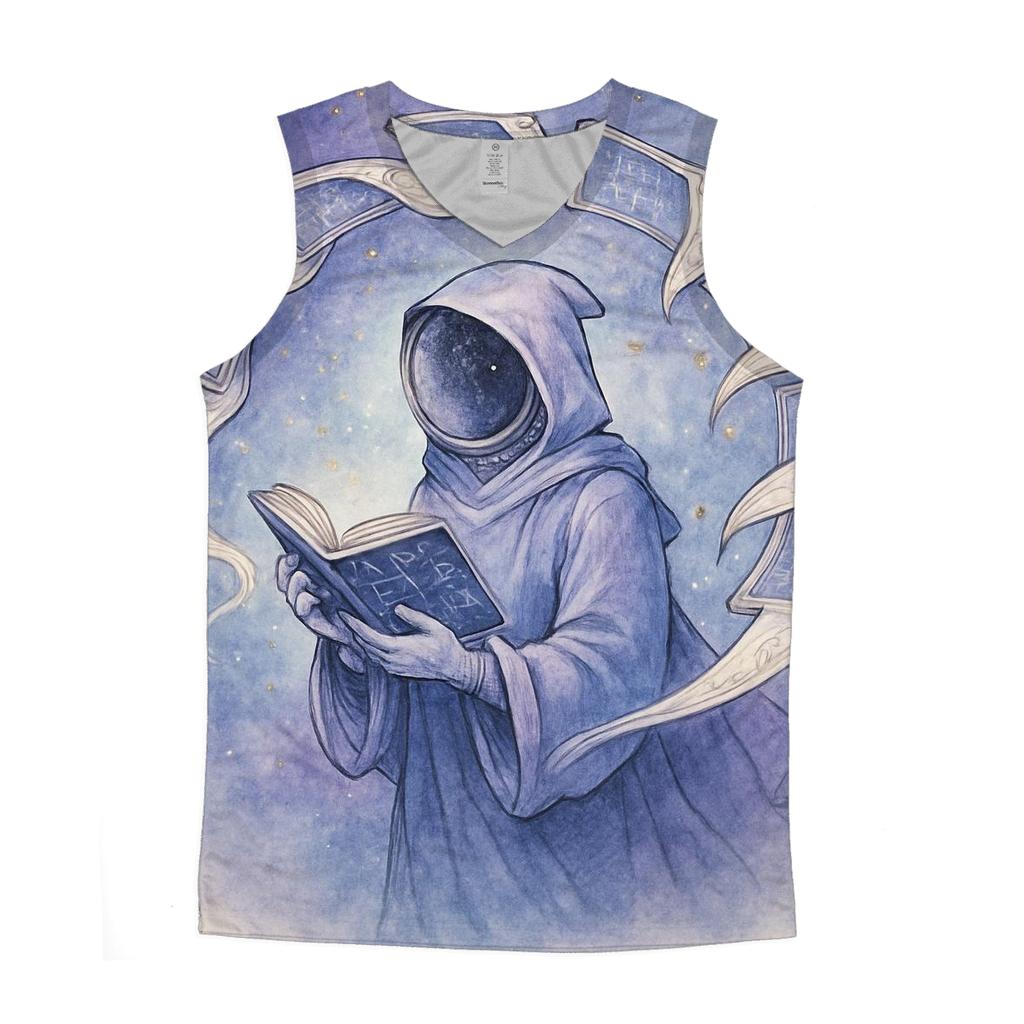 Library Of Orbiting Comets custom tank tops
