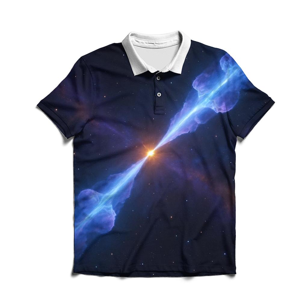 Bipolar Jet Outflow Sheets custom polo shirts