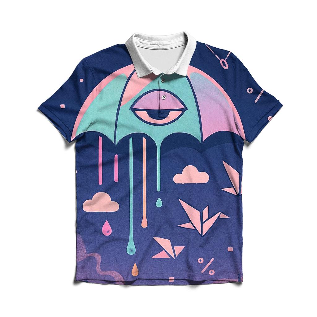 The Umbrella That Forgot Rain designer slim fit polos