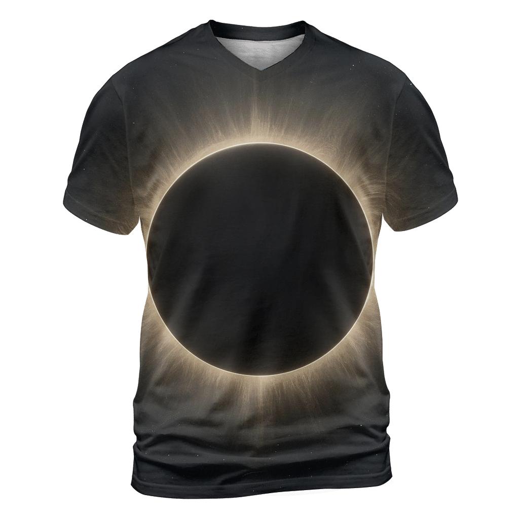 Eclipse Corona Lacework vibrant all-over design tees