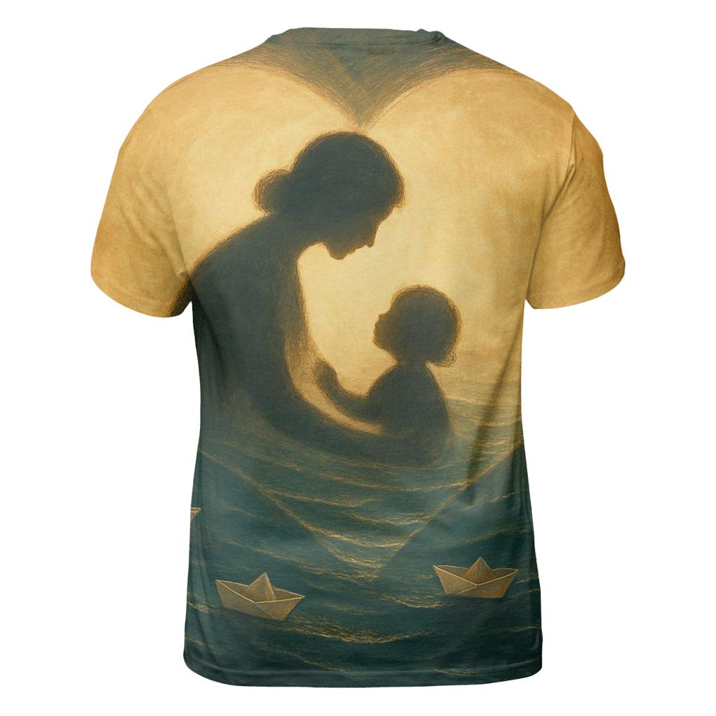 The Safe Harbor Within Her Heart trendy printed shirt styles