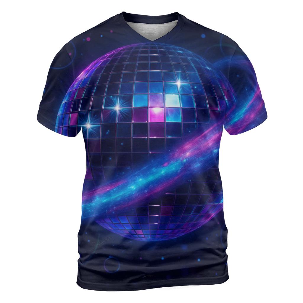 Disco Nebula Carousel designer pattern shirts