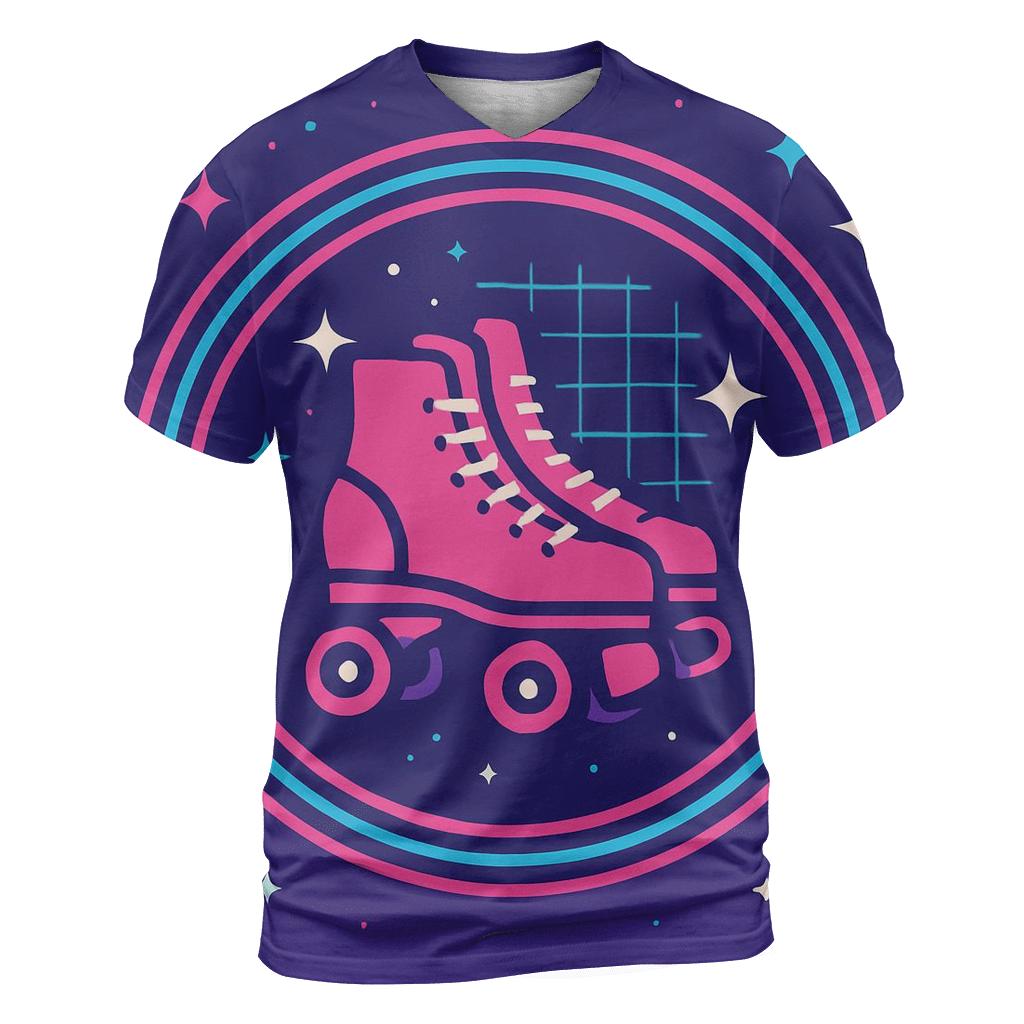 Neon Roller Rink Constellation personalized full print shirts