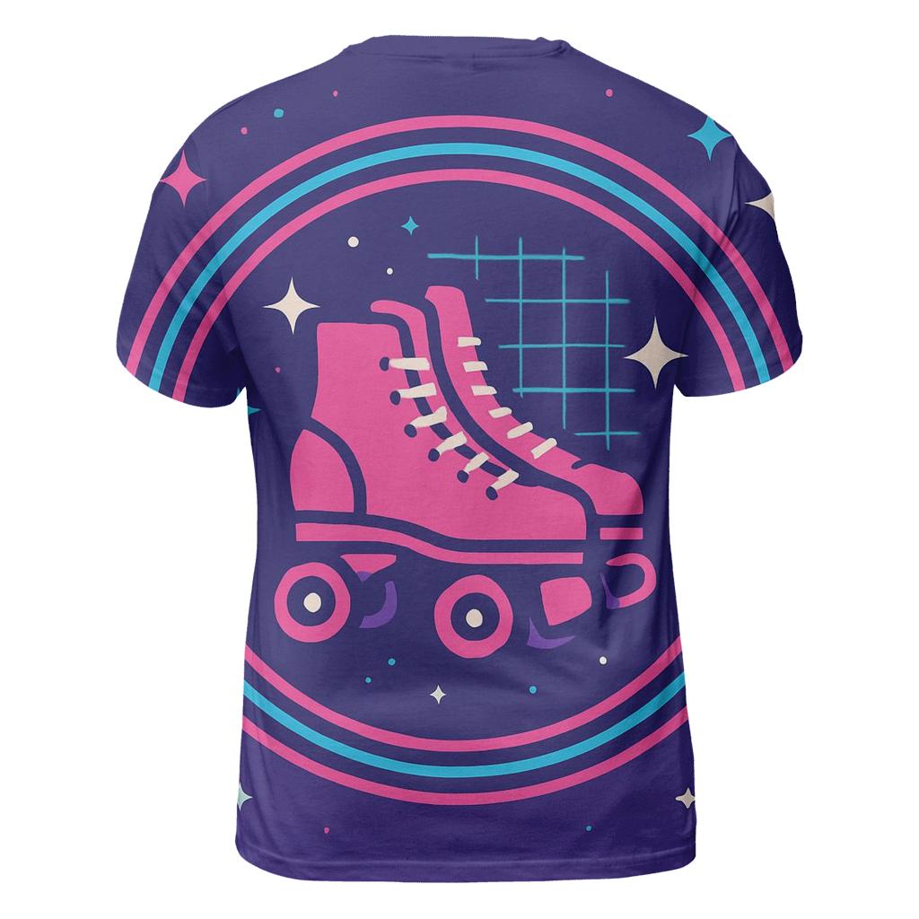 Neon Roller Rink Constellation personalized full print shirts