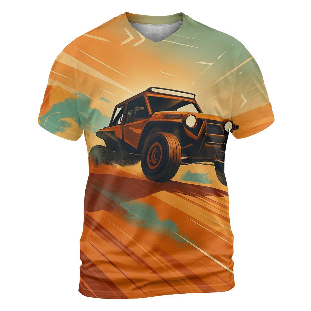 Desert Rally Dune Sprint creative print fashion shirts