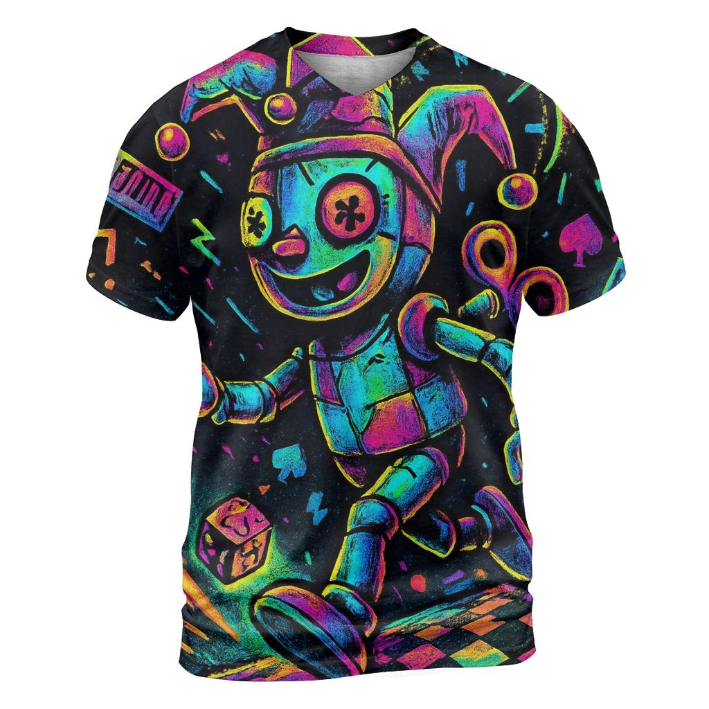 The Lucky Error Parade creative print fashion shirts