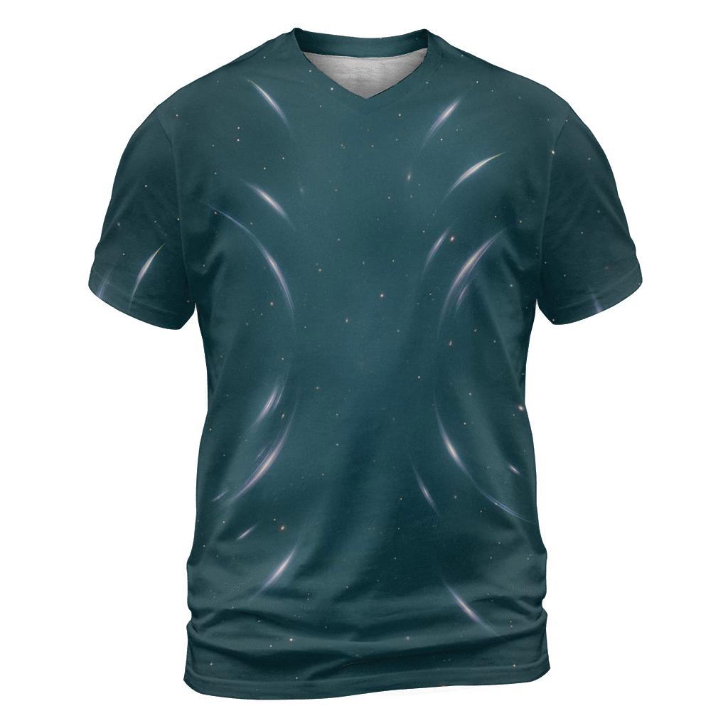 Gravitational Lens Arc Lattice designer pattern shirts
