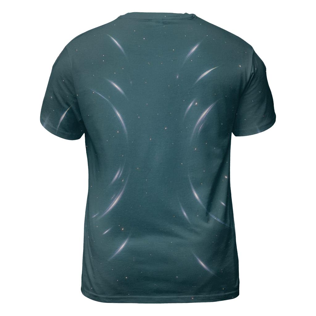 Gravitational Lens Arc Lattice designer pattern shirts