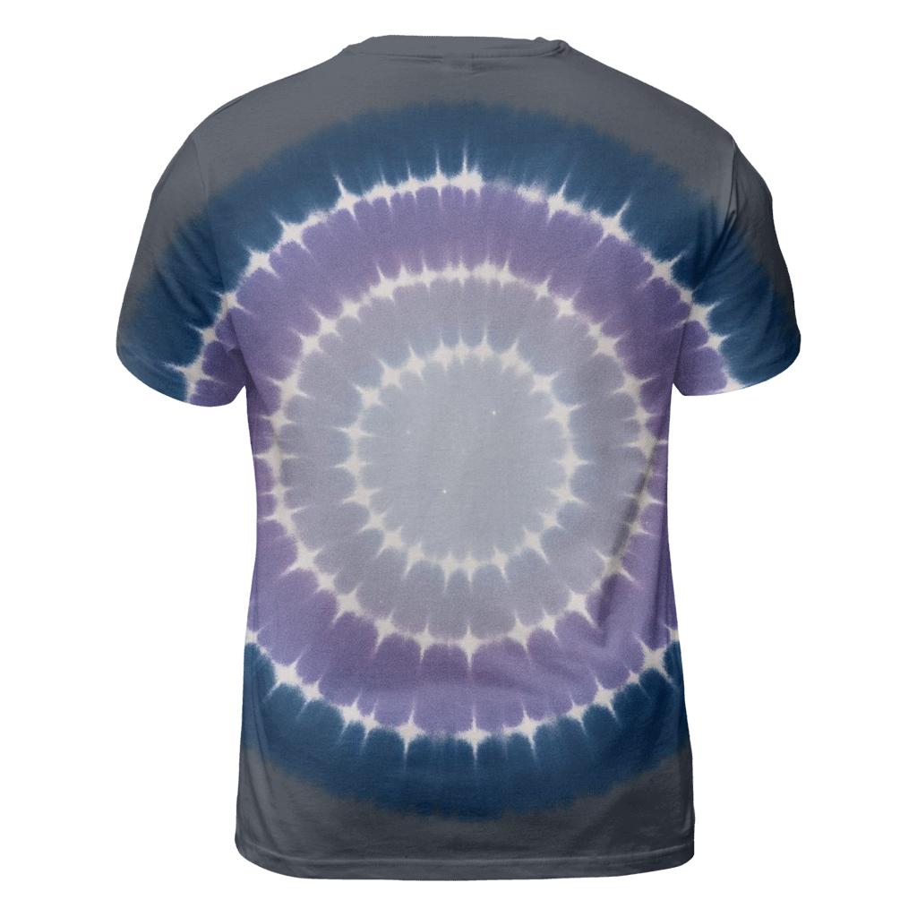 Lunar Eclipse Bullseye Halo Rings artistic all-over print tops