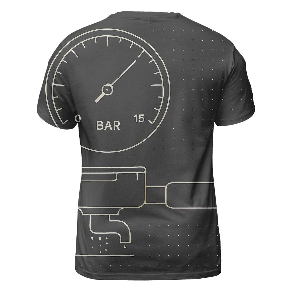 Espresso Gauge Diagram unique graphic print tees
