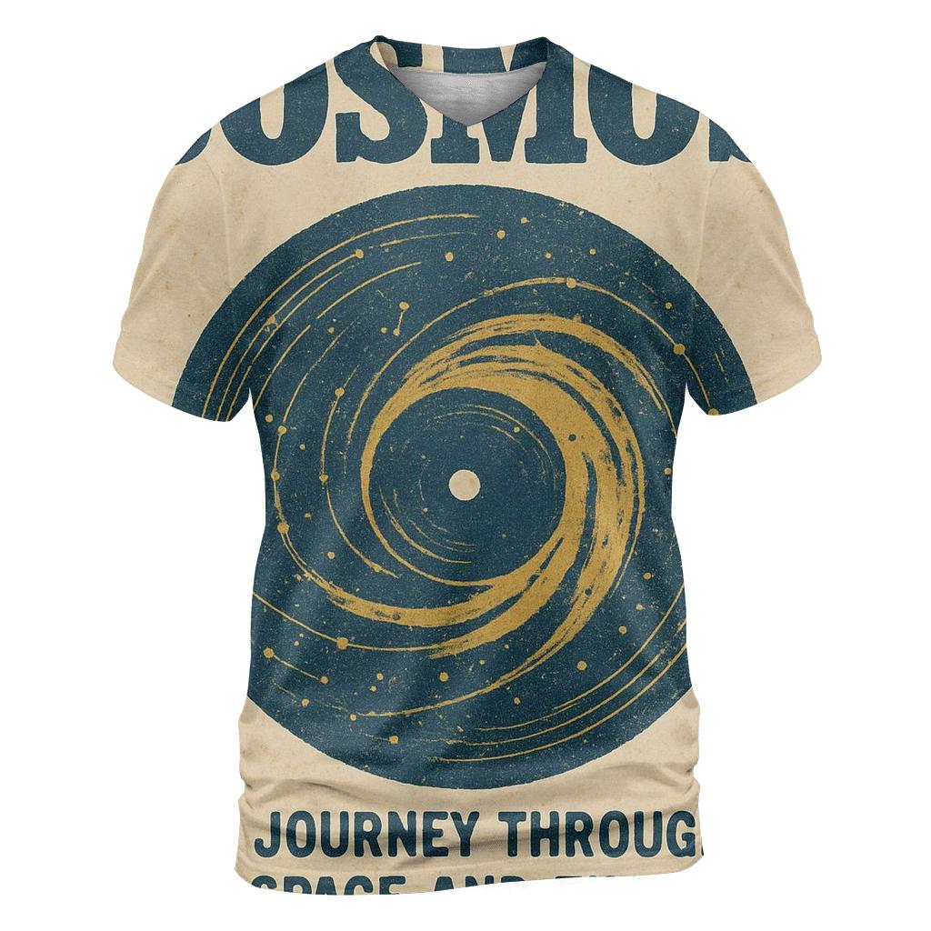 Faded Vinyl Record Astronomy Club Poster personalized full print shirts