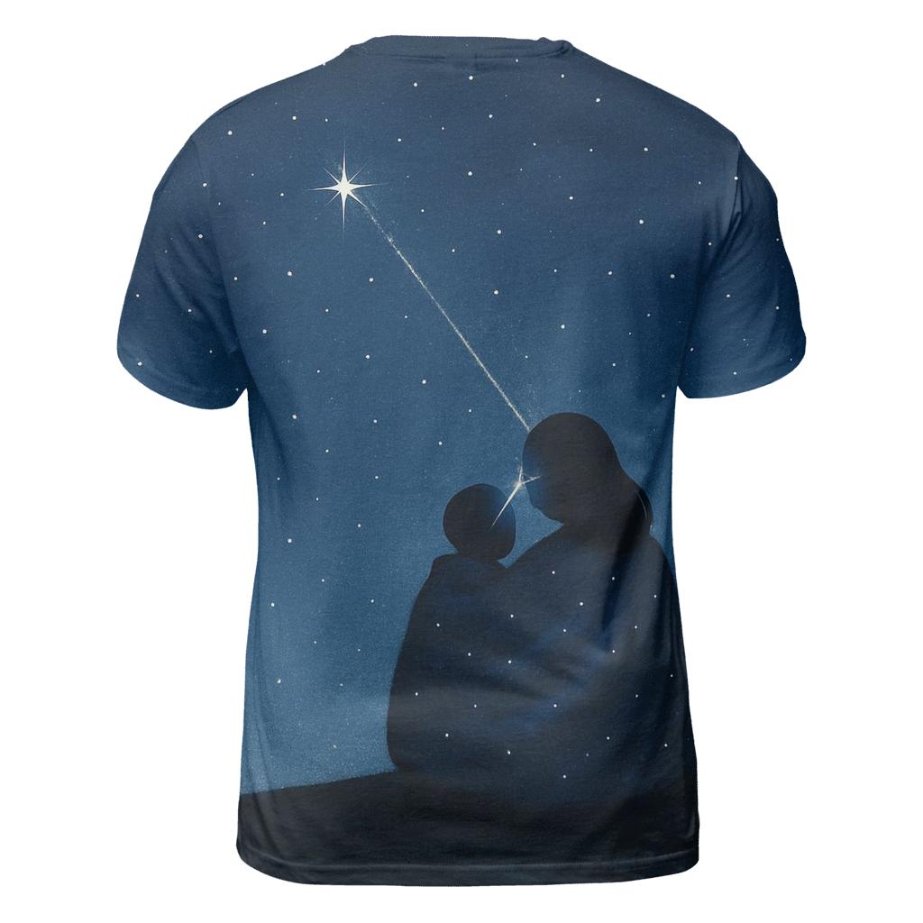 Her Quiet North Star statement graphic shirts