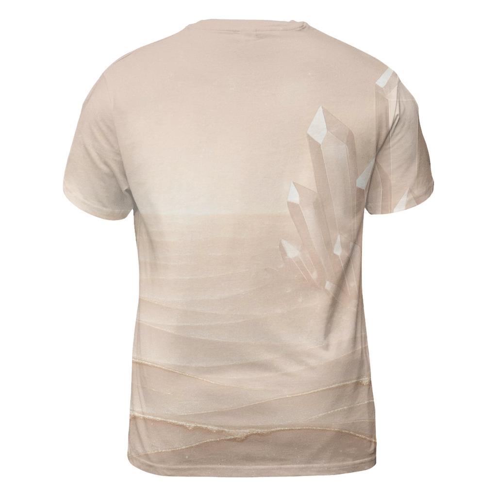 Champagne Crystal Tides designer pattern shirts