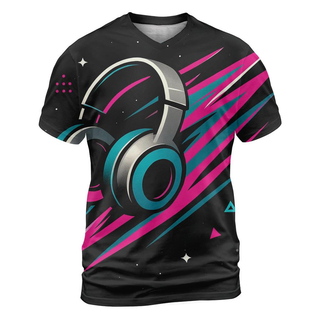 Chrome Comet Headphones trendy printed shirt styles