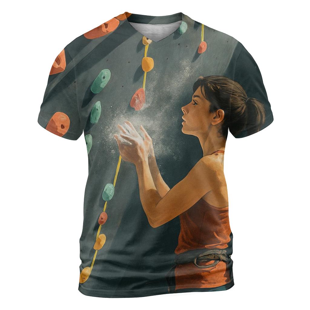 High Peak Sport Climb Poster unique graphic print tees