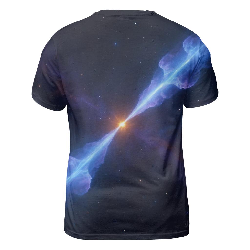 Bipolar Jet Outflow Sheets creative print fashion shirts