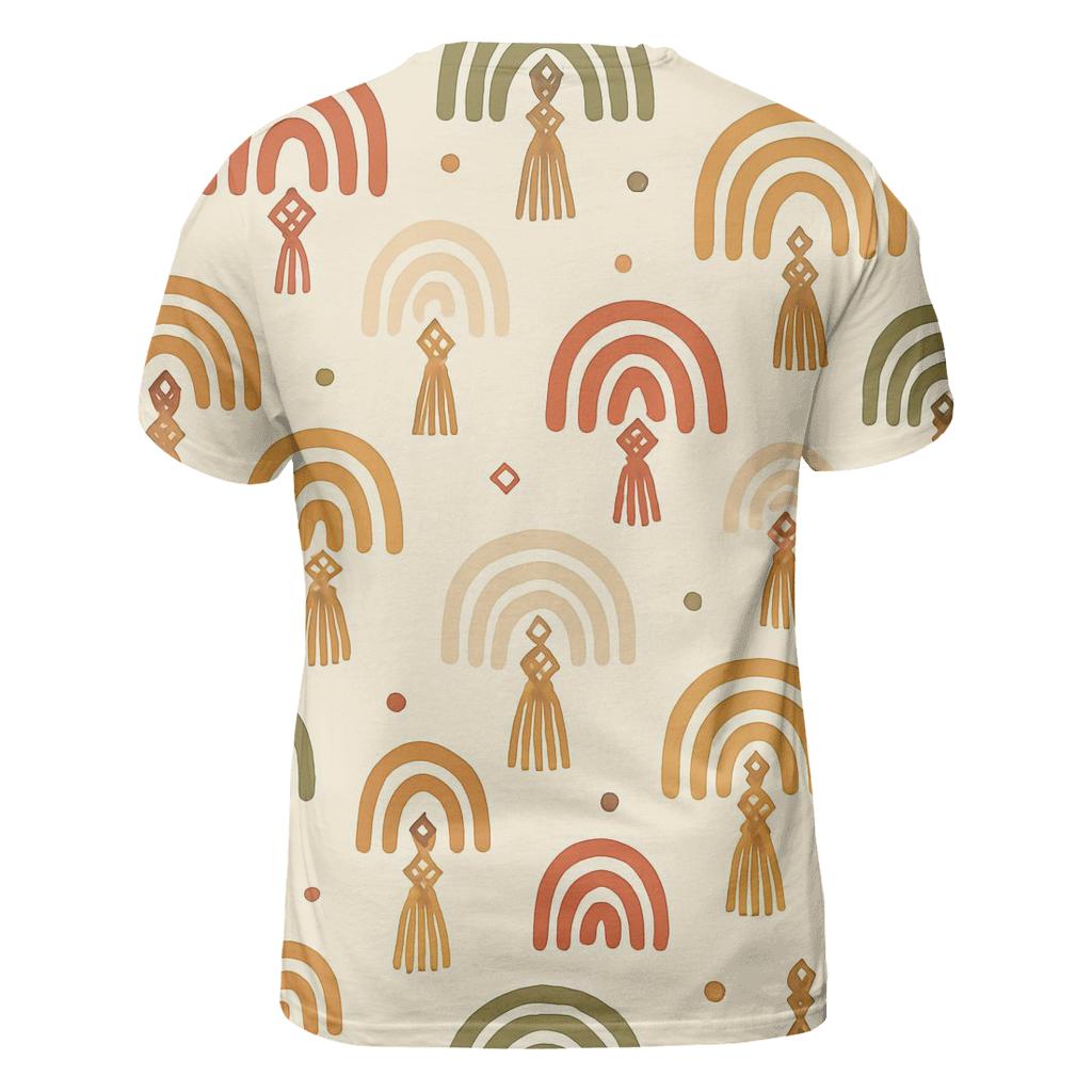 Bohemian Macrame Arches artistic all-over print tops