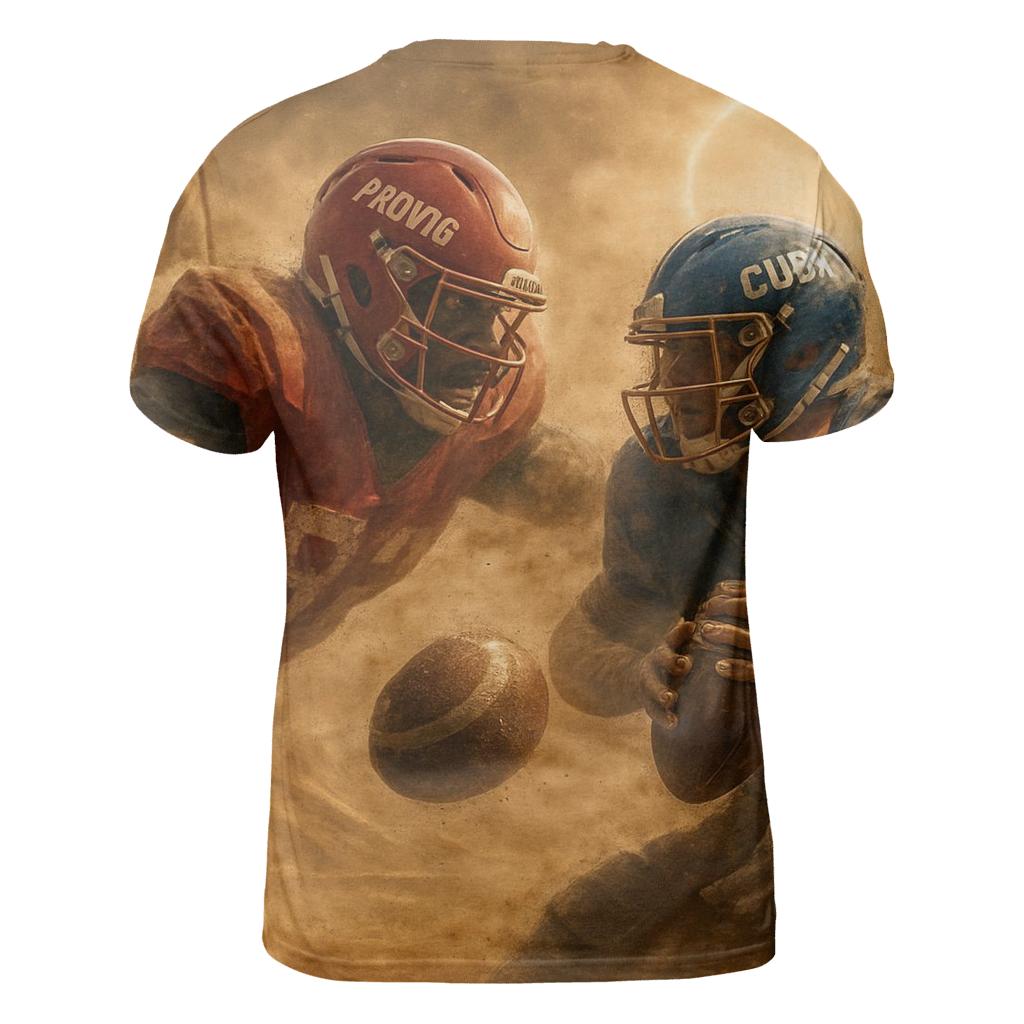 Desert Dust Bowl Gridiron War Braves Vs Cubs creative print fashion shirts