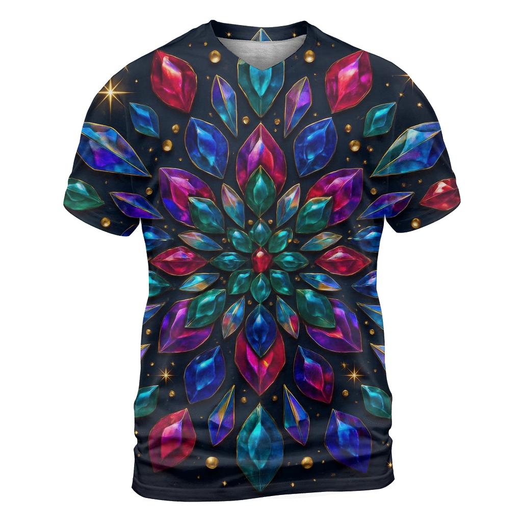 Jewel Prism Bloom Mandala personalized full print shirts