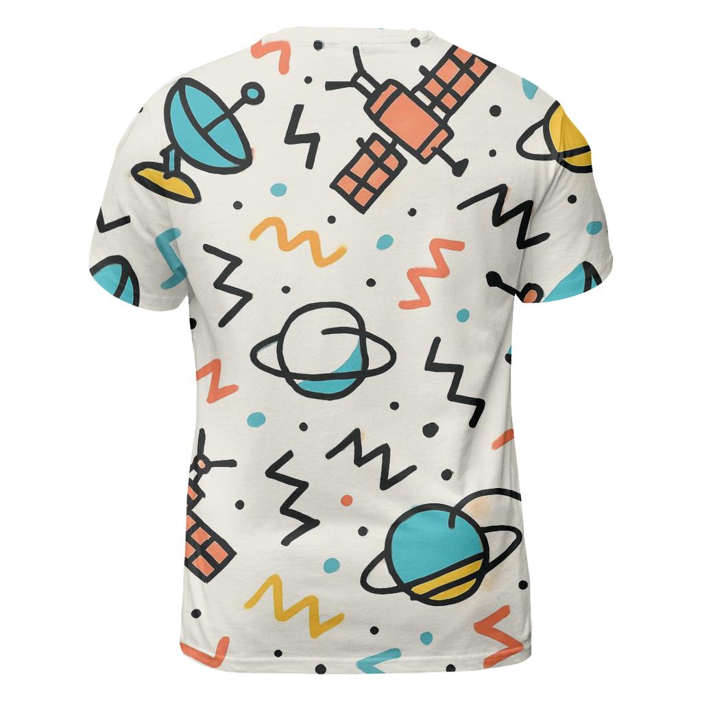 Memphis Satellite Parade unique graphic print tees