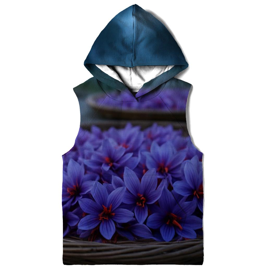 Saffron Crocus Harvest Trays At Dawn designer hoodies