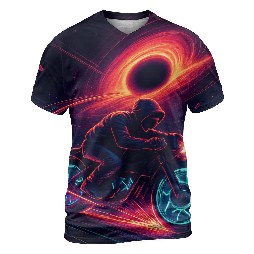 Black Hole Street Racer unique graphic print tees