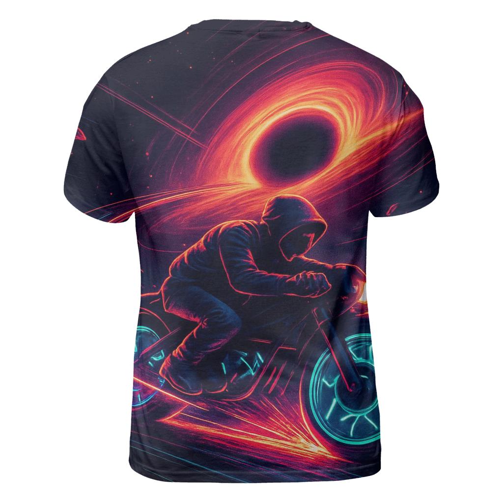 Black Hole Street Racer unique graphic print tees