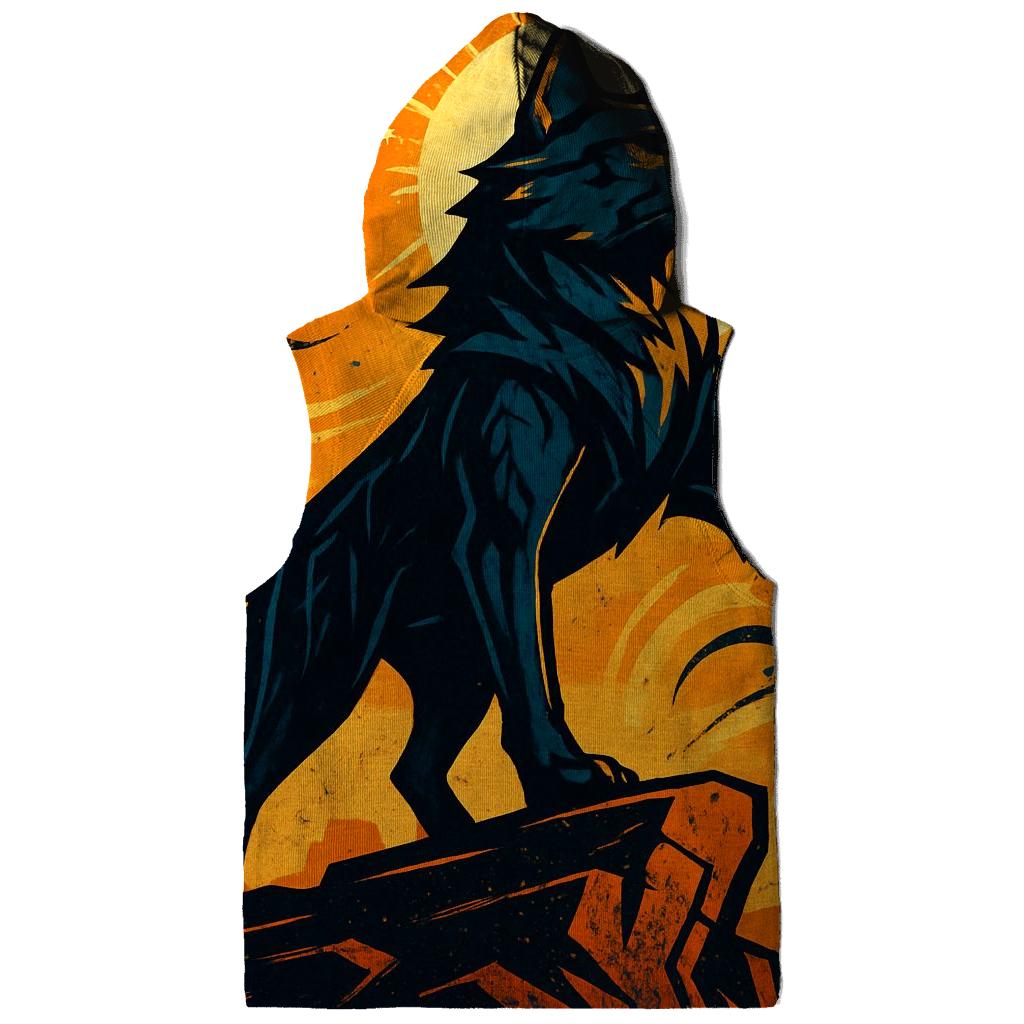 Saffron Storm Wolf Sentinel hoodie designs