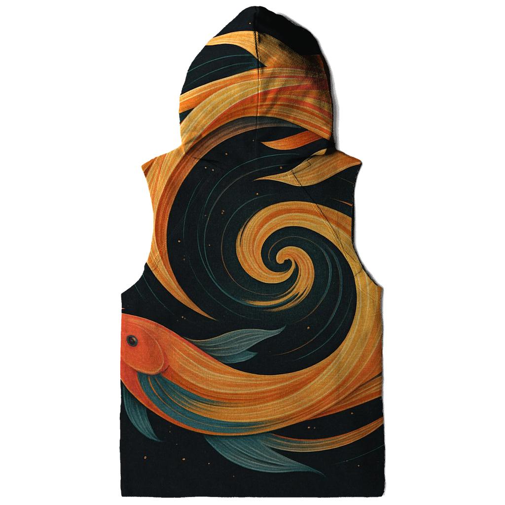 Solar Wind Koi Spiral custom hoodies