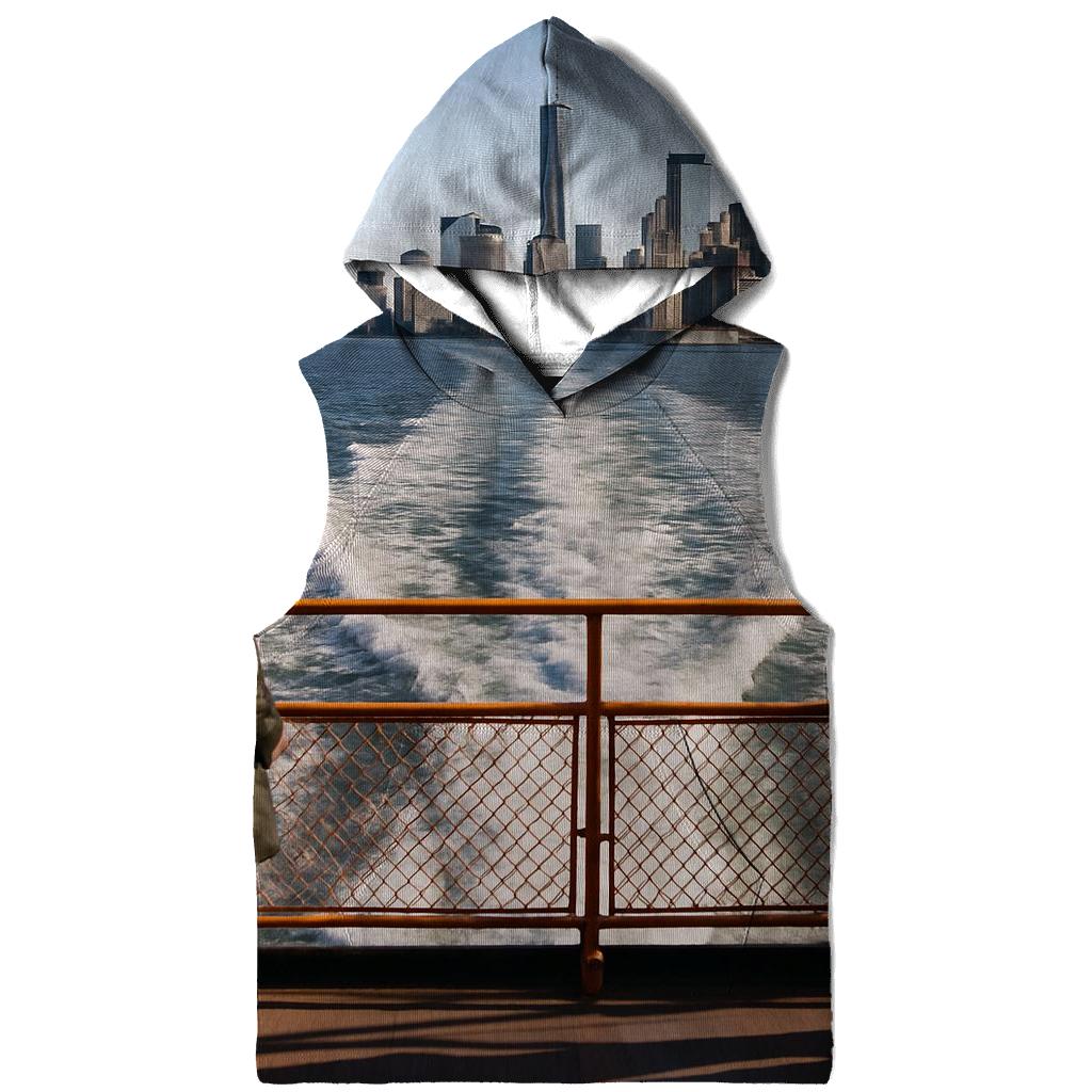 Staten Island Ferry Wake Framing Lower Manhattan hoodie trends