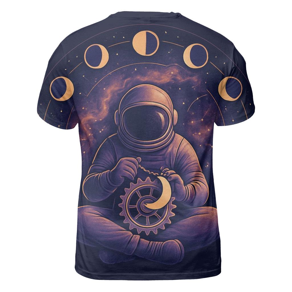 Moon Phase Clockmaker Nebula personalized full print shirts