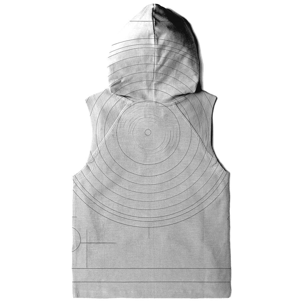 Monochrome Turntable Blueprint hoodies fashion